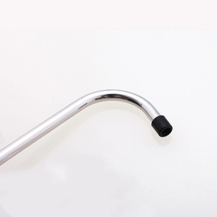 Wholesale Kitchen Water Purifier Copper Single Cold Basin Gooseneck Shape Faucet(Silver)