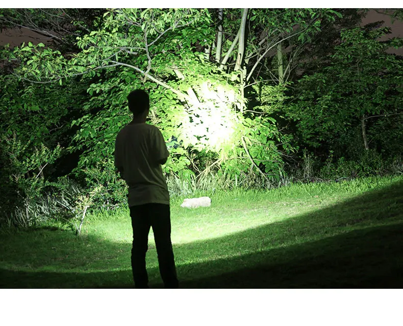 Solar Charge Flashlight Multi-functional Strong Light Torches Emergency Hammer LED Flashlight