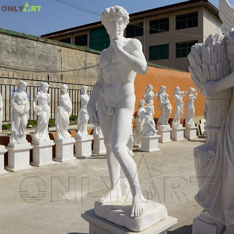 Stock Decor Home Life Size Natural Stone Marble Woman Statue Lady Sculpture