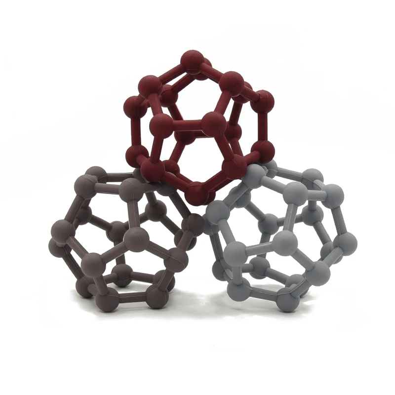 Silicone teething ball  BPA FREE Organic sensory baby toy Food grade ball