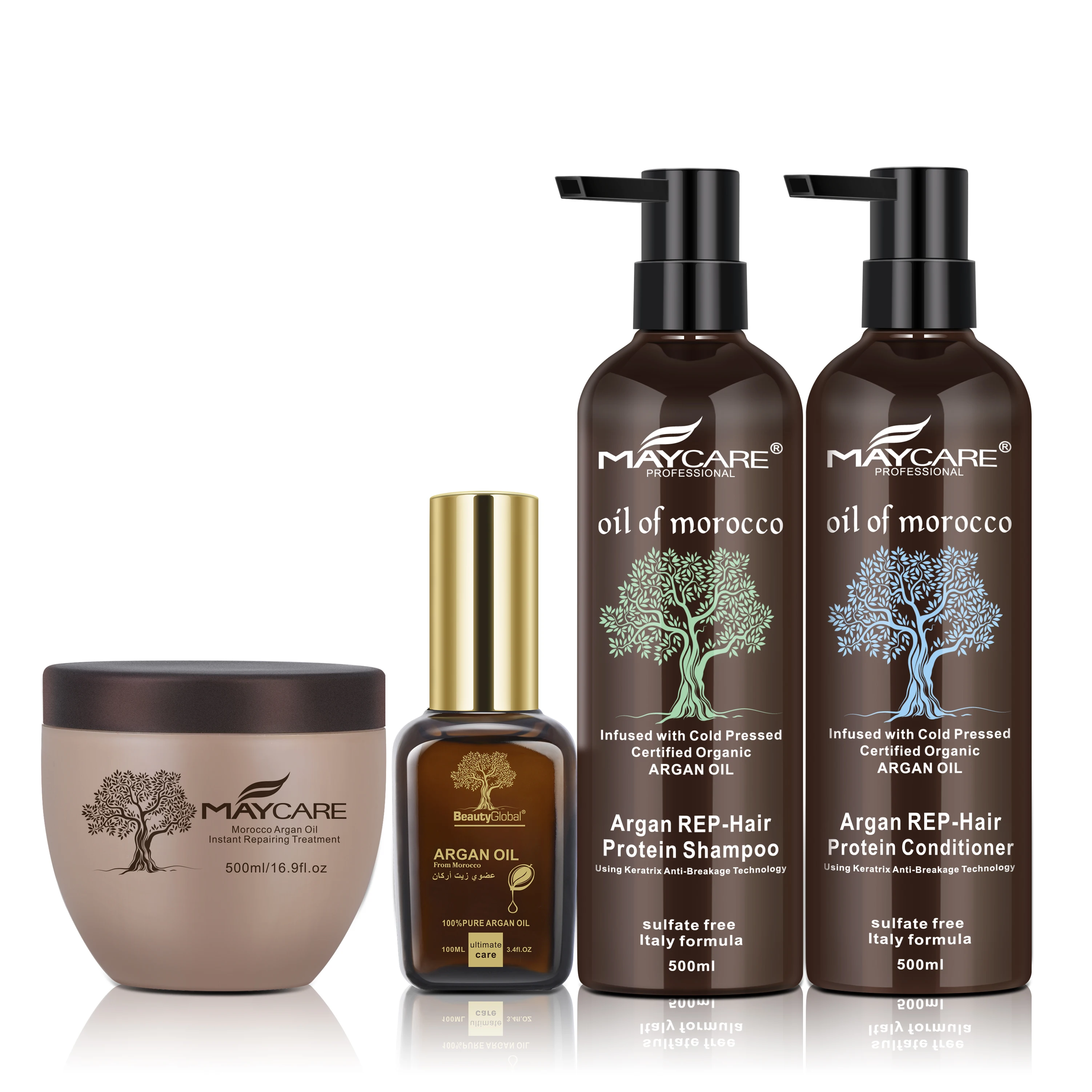 Hot Sale Hair Growth Products Private Label Buy Hair Loss Treatment Shampoo And Conditioner Set Argan Oil For Hair Regrowth