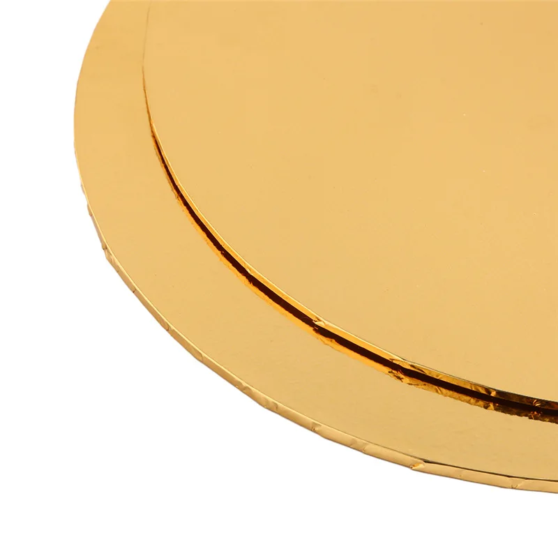 Gold Silver Cake Board Cake Circles Base Food Grade Cardboard Cake Plate