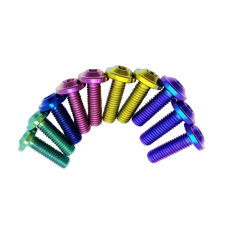 High standard Disc head screws TITANIUM SCREWS