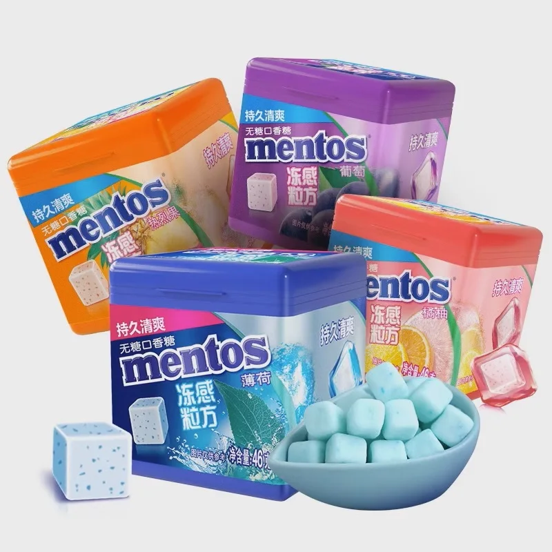Wholesale famous brand of hot selling sugar-free gum 46g fruit minty Mints exotic candy