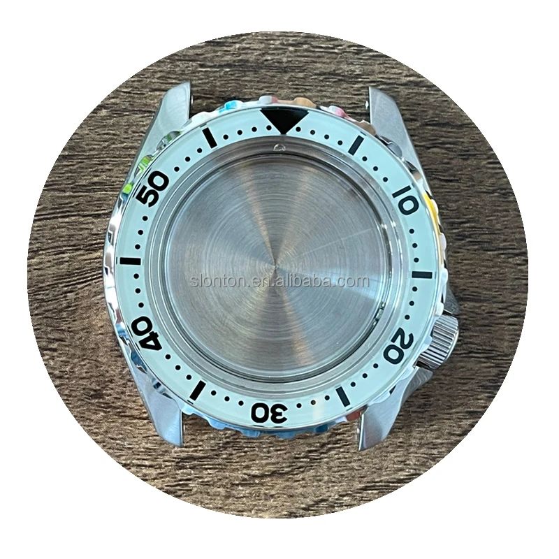 Slonton customize divers titanium watch case, custom logo watch case