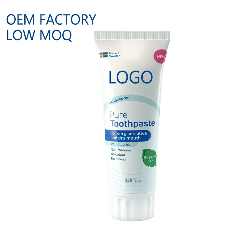 Customized Formula Wholesale Oral Care Dental Cream Xylitol Toothpaste Fluorine Free