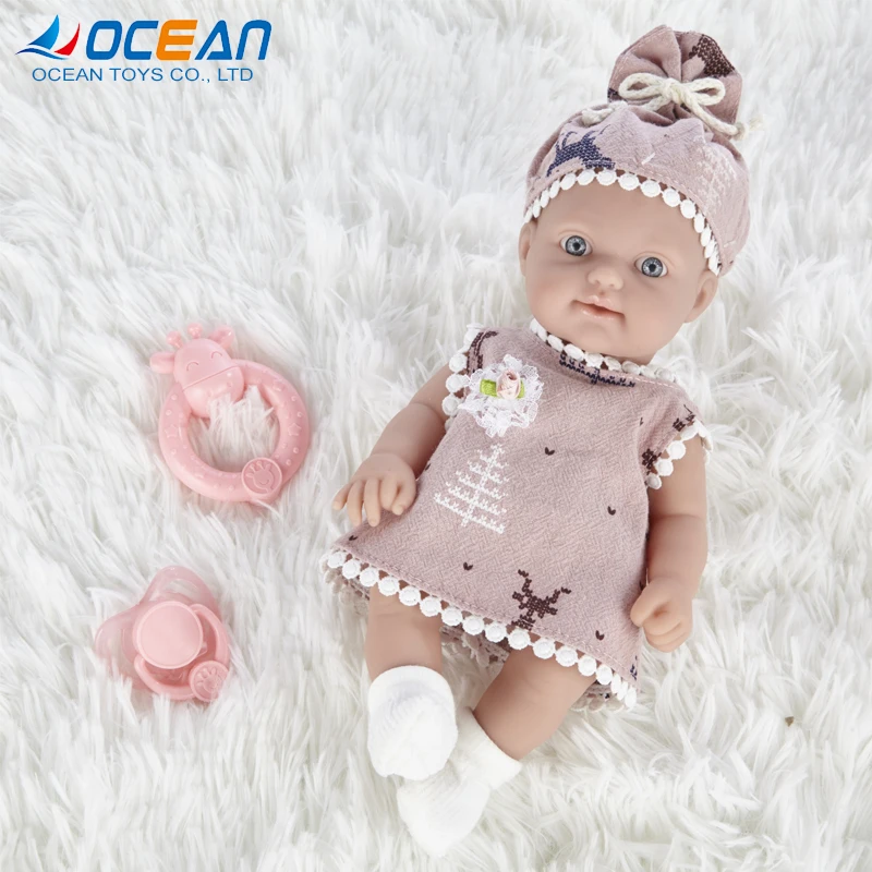 Baby Vinyl Unpainted Reborn Doll Kits Diy Soft Dolls for Kids