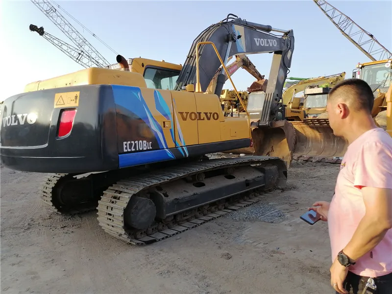 Used Engineering Construction Machinery Volvo EC210 Excavator Machine Used Volvo 210 Excavators Used VolVo ec210blc