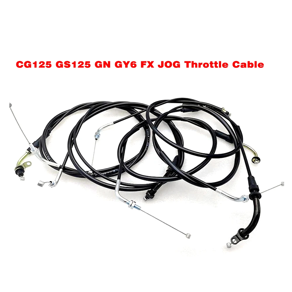 Motorcycle Throttle Cable For CG125 GS125 GN GY6 FX JOG Electric Fuel Injection Valve Wire For Electric Fuel Injection