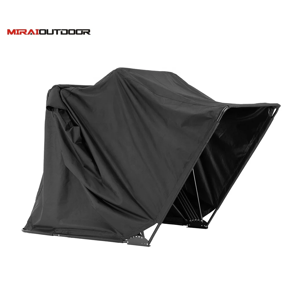 Folding Motorcycle Garage Tent Cover Waterproof Universal Quad Bike ATV Scooter Car Cover