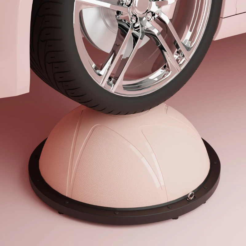 New Arrival Body Building Hemisphere Fitness Ball Indoor Exercise Equipment Pilates Fitness Half Yoga Balanced Balls 58cm