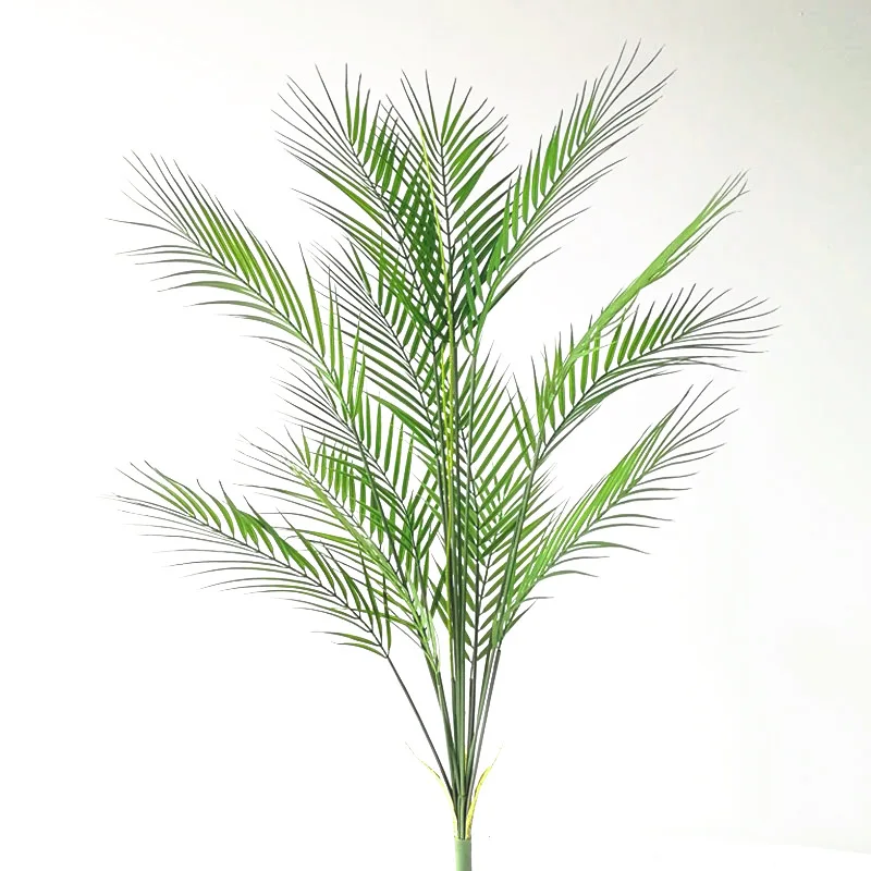 New Style Simulation Plants Palm Leaves Green Plants Decoration Iron Leaves Plant Wall Materials Wedding Decoration