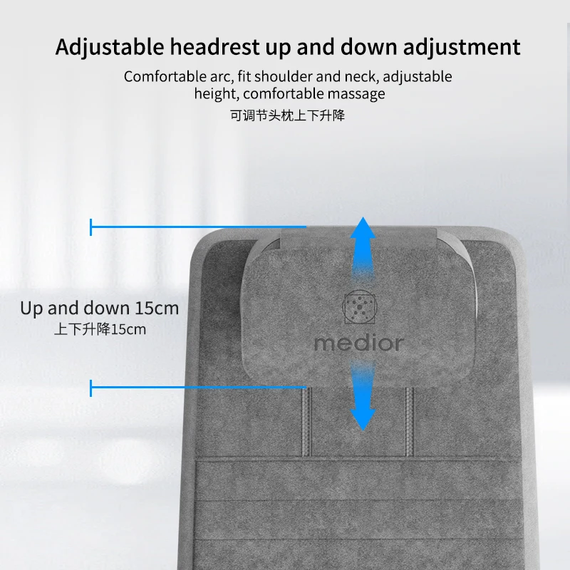 Patented L-shaped movement Full Back Seat Massage Cushion neck Massage Cushion Small body that can be folded massage cushion