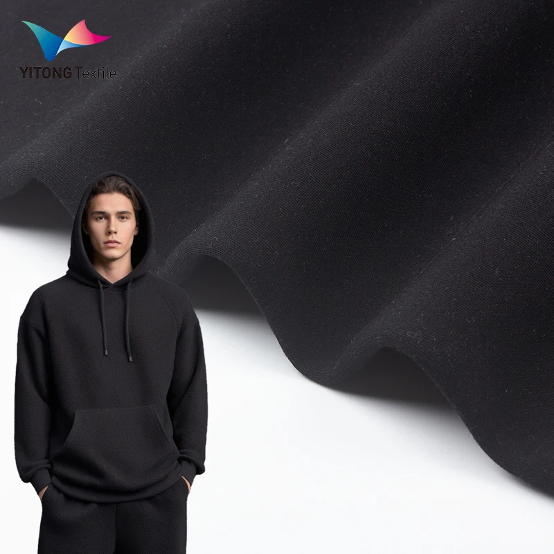 High Quality 290 gsm Hoodie Fleece Fabric 15% Modal 15% Cotton 62% Polyester 8% Spandex Fabric