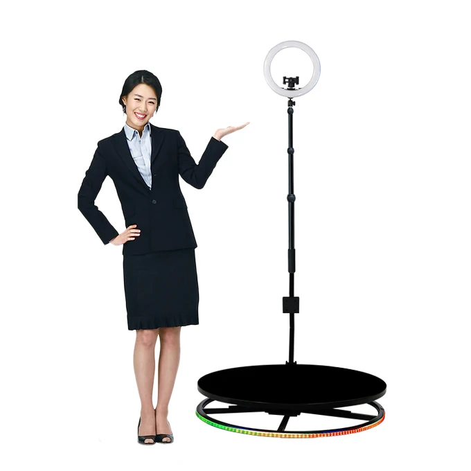 Factory direct sales 360 photo studio wedding party slow motion 360 photo studio that can accommodate 4 people