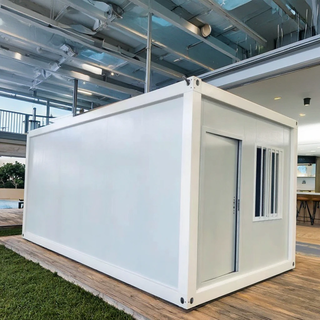 20ft Prefab Detachable trailer houses Container House 2.0 Office Homes Shipping Module Container House