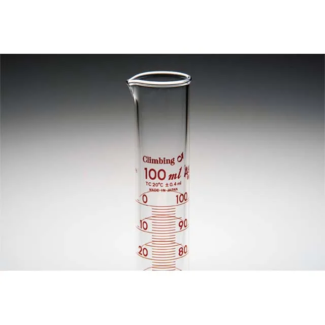 Circular base chemistry 100 ml lab glassware glass measuring cylinder