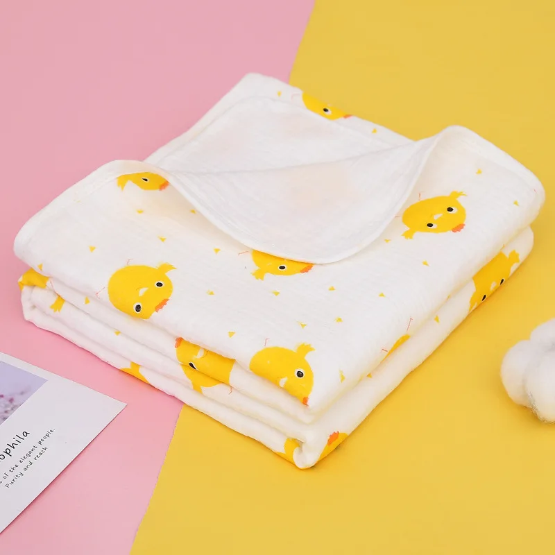 
Baby bath towels four-layer gauze newborn wrapper newborn baby bath towel sets 