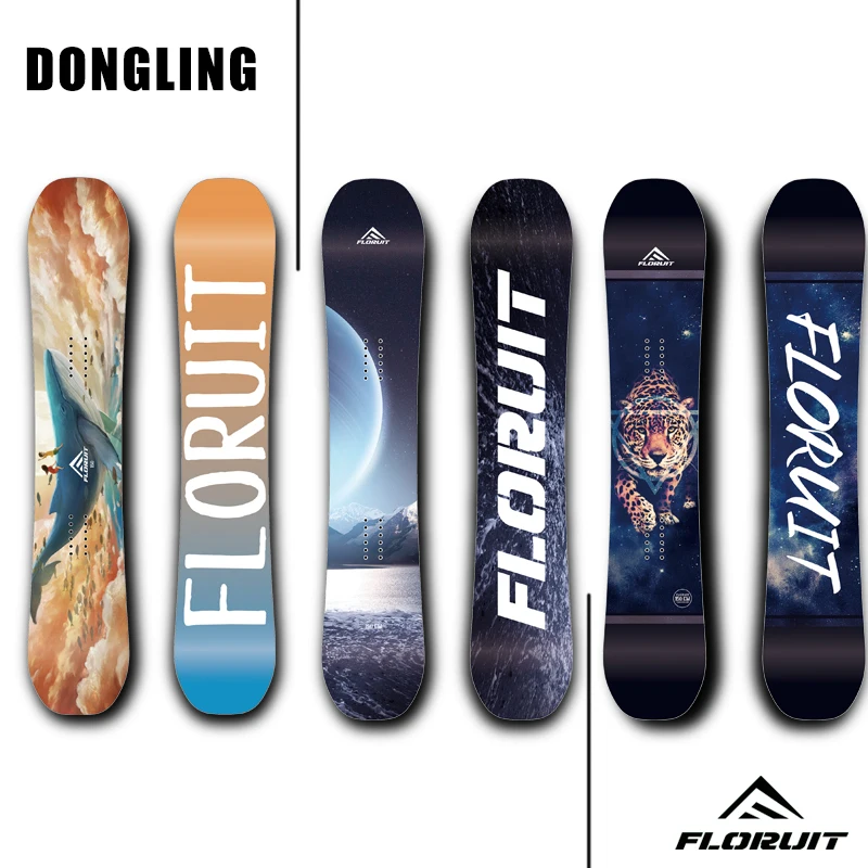 FLORUIT Custom Freestyle Skis Carbon Fiber Sandwich Construction Skis Poplar Wood Core Skis