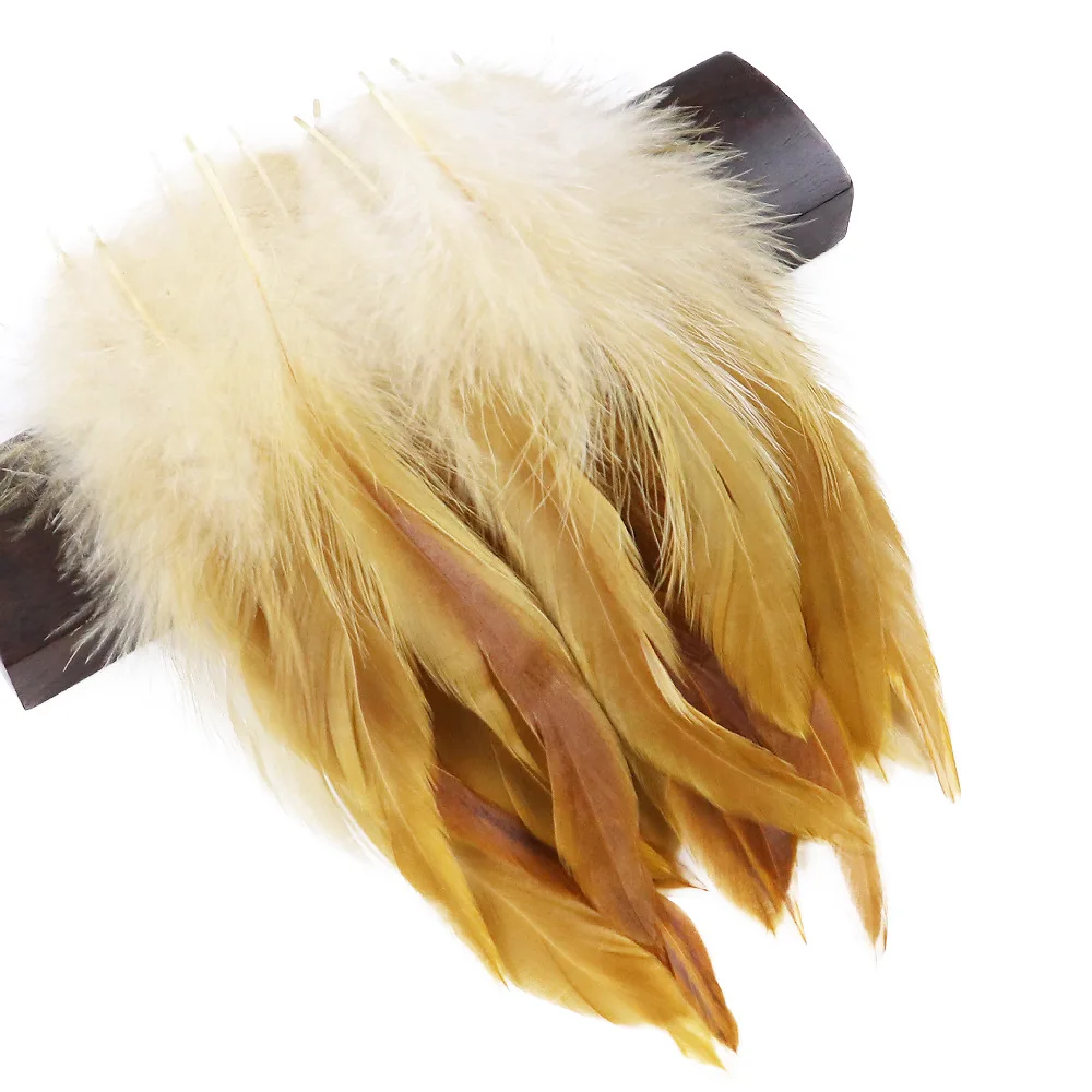 Cheap sale 6-8 inch Natural red loose rooster schlappen tail feathers for party carnival garment decoration