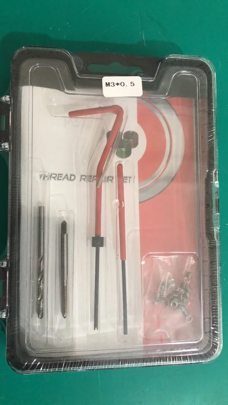 Набор инструментов для ремонта внутренней резьбы 3*0 5