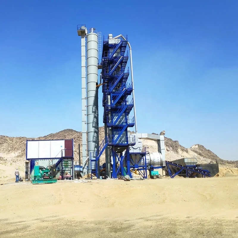 Hot 240T/H Asphalt Cold Mix Plant Production Line  Dust Filter Bags Asphalt Burner Bitumin Concrete Mixing Equipment For Sale