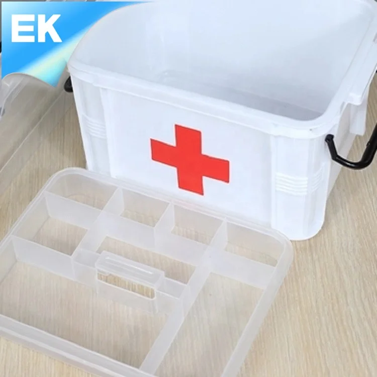 Large (39*22*27.7cm) Plastic First Aid Box
