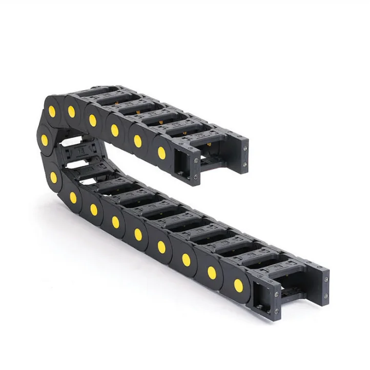 Nylon Tow Chain Machine Tool Plastic Track Semi-Enclosed Cable Trough Bridge Industrial size15*20