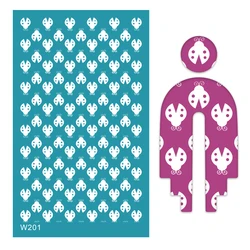 Amazon Hot Sale Polymer Clay Silkscreen Printing Board DIY Clay Earring Making Decoration Tools Polyester Screen Stencils