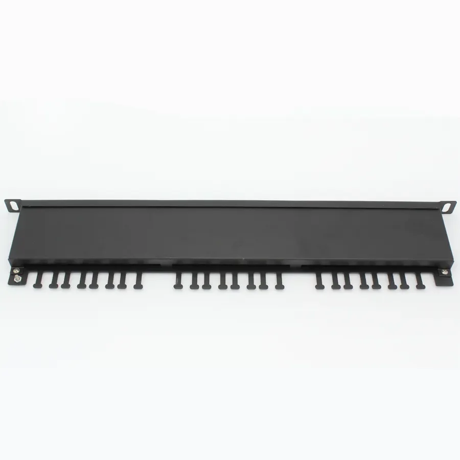 Новый продукт 0.5U Cat 5E 24 порта коммутационная панель Keystone Utp Rj45 48 портов со