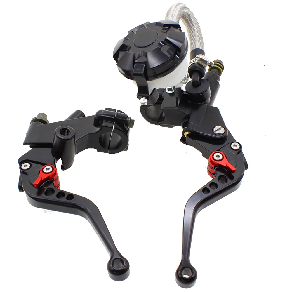 125 CC to 400 CC Sport bikes Street bike Scooter motorcycle master cylinder hydraulic brake pump clutch handlebar lever reservoi