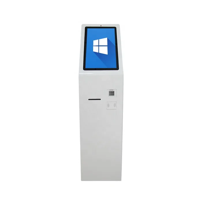 
Android touch integrated query kiosk with QR code scanner and printer 