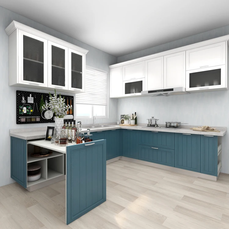 Стандартный кухонный шкаф Hangzhou Jumbuck RTA, кухонная мебель в австралийском стиле с изображением озера Байкальского