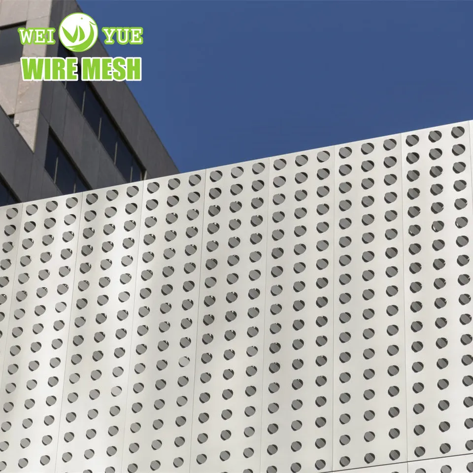 China Custom Made Perforated Aluminum Sheet for Building Facade Decoration