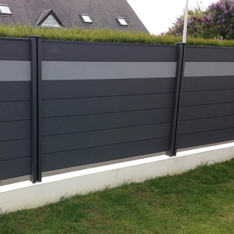 Wpc fencing garden wood plastic composite engineered floor outdoor deck garden fence antioxidant and UV resistant