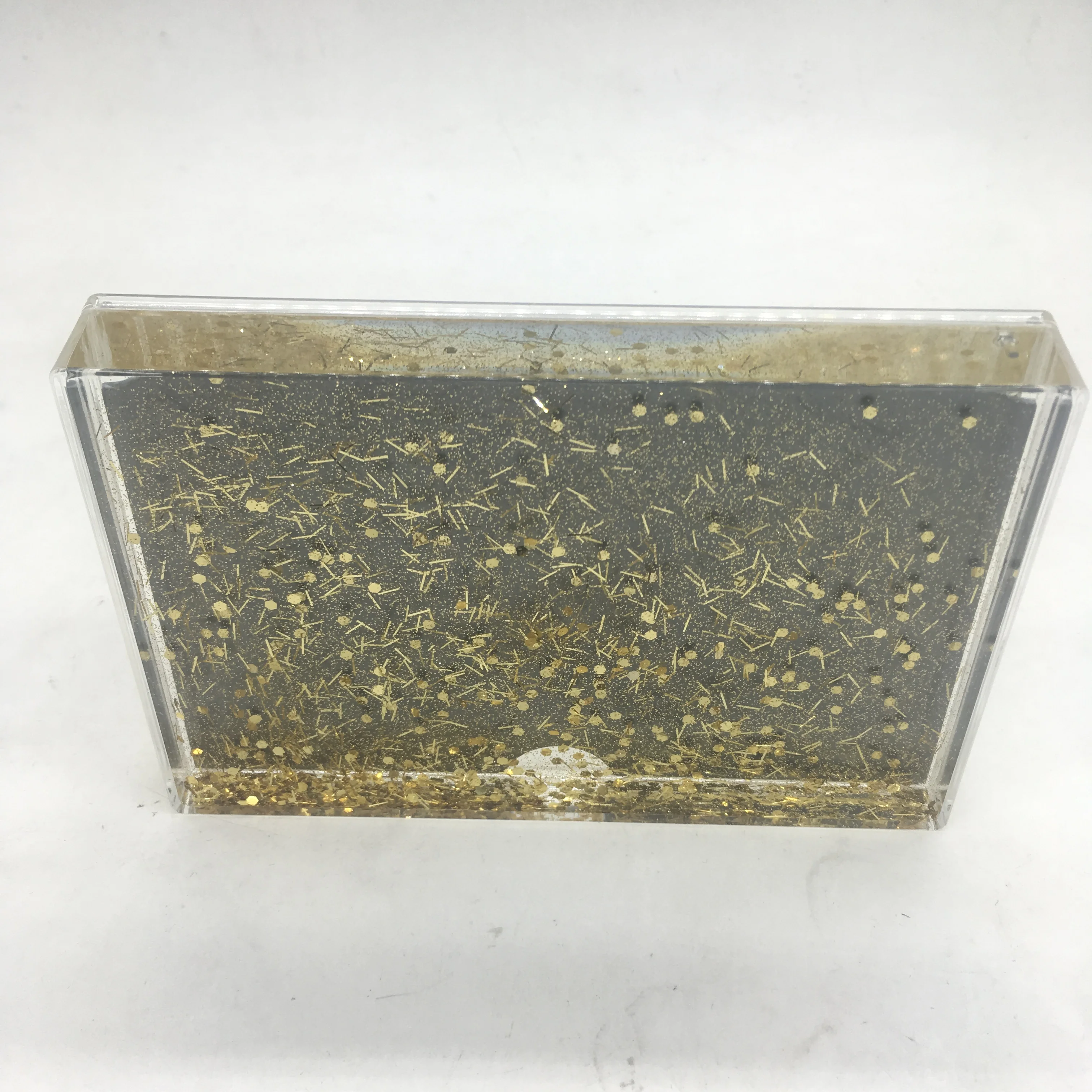 High Quality Custom Plastic Liquid Filled Photo Frames Wholesale Floating Acrylic Block
