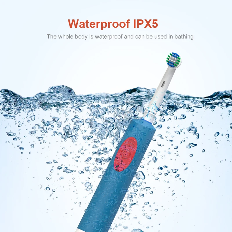 Toothbrush Manufacturer High Quality Rotary Electric Toothbrush 2 min Smart Timer Compatible Oral Dental B