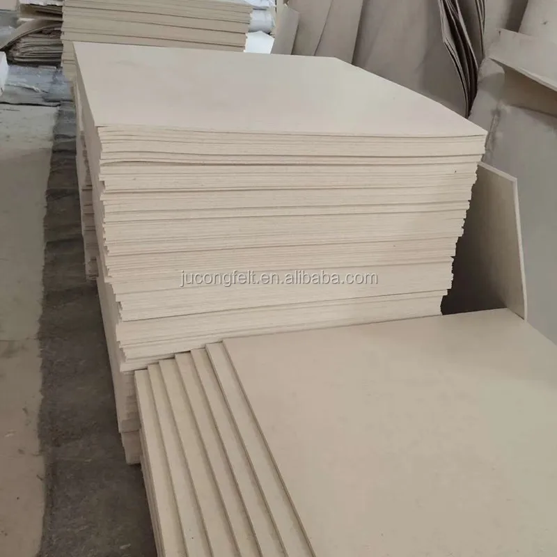 Wool Felt Roll Sheet for Industrial Wear Resistant Durable Industrial Wool Felt Pure White Environmental Friendly High Density