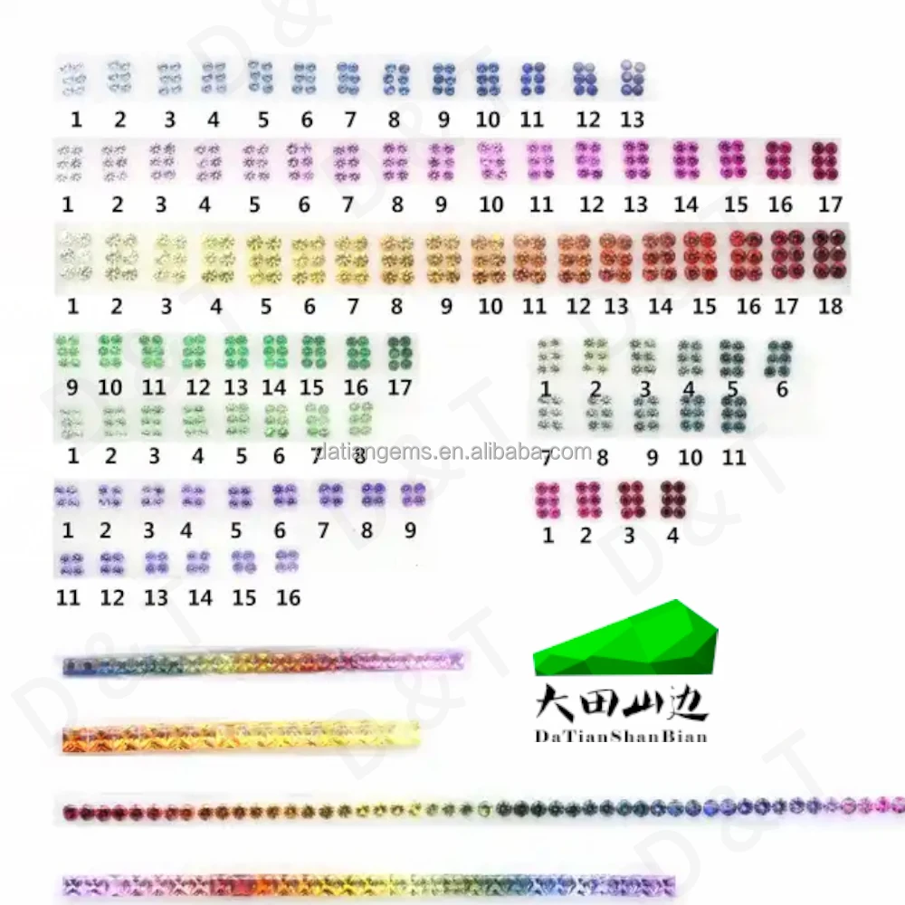 Wuzhou natural loose gemstone wholesale high quality  green garnet  raw material