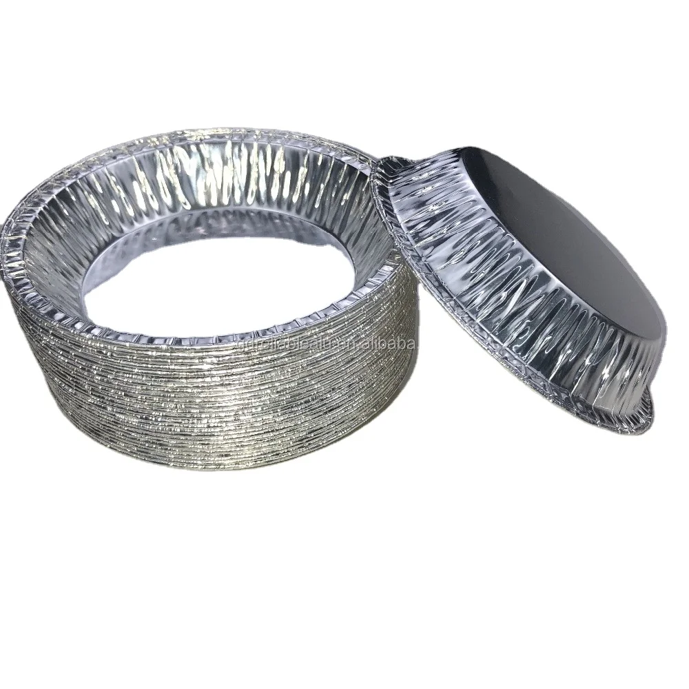 Food grade round disposable recyclable microwave oven aluminium foil baking paper cup