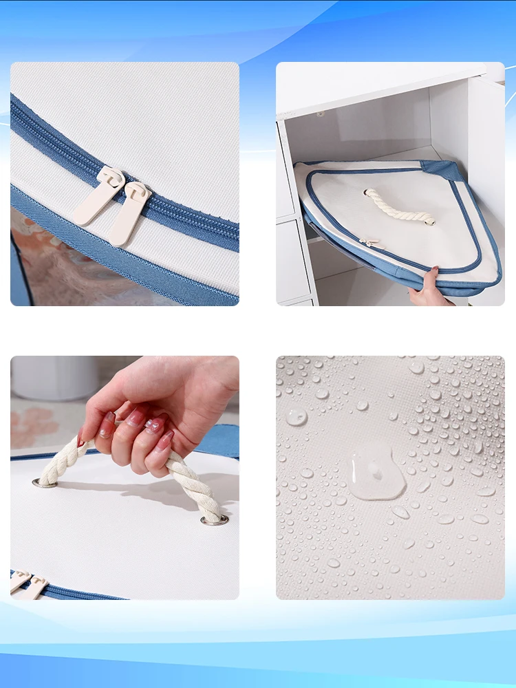 Folding Drawer Organizers Clothes Mesh Jeans Compartment Storage Box Closet Organizer For Clothes