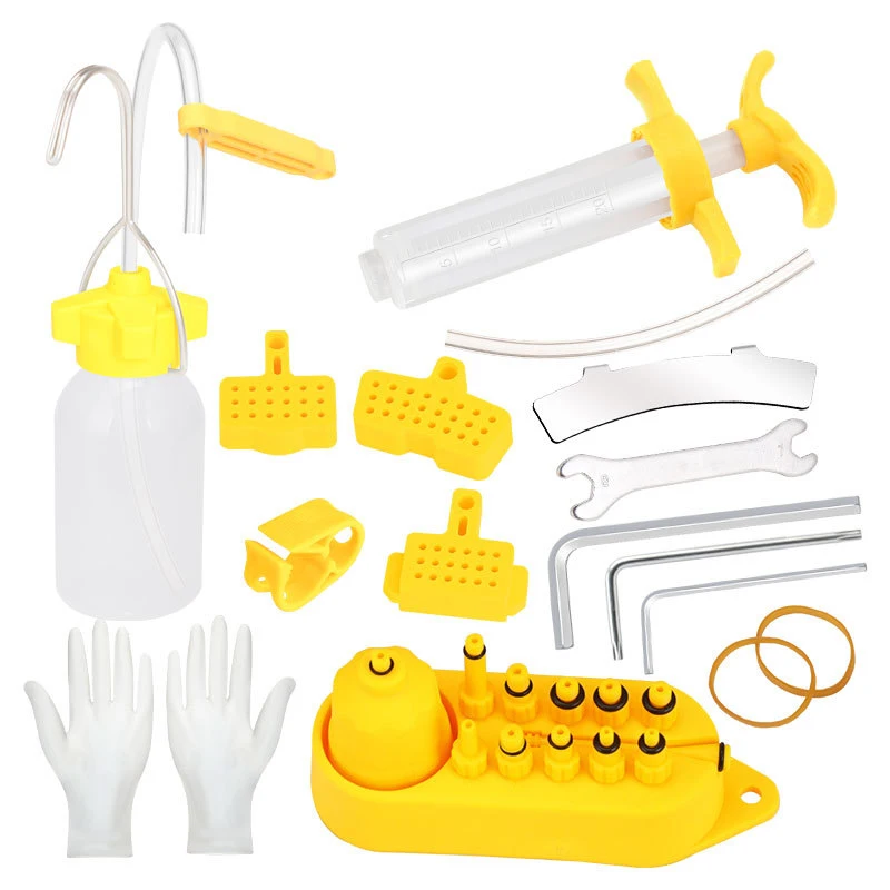 Bicycle Repair Tools Hydraulic Disc Brake Oil Bleed Kit Universal Set