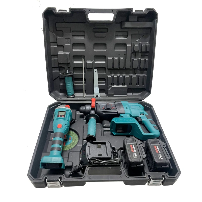 2 Pcs Power Tool Set Tools Electric Power Cordless Tools Set Combo