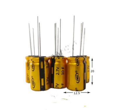 Супер конденсатор 2,7 В 10f 12,5*20 мм Farad конденсатор двойной слой Суперконденсатор