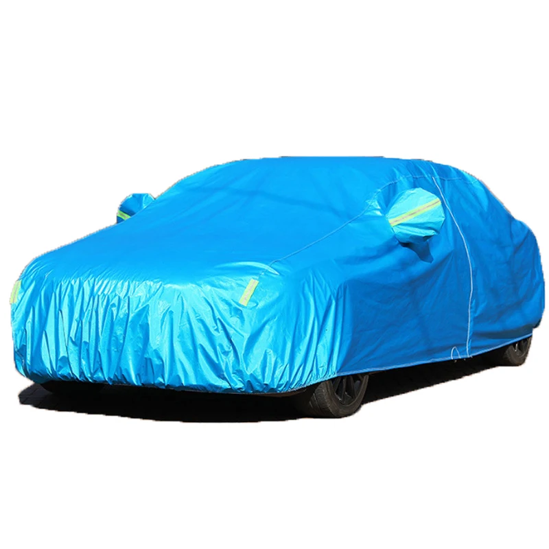 UV protection foldable dupont oxford cloth cotton lined material waterproof exterior accessory car cover for sedan