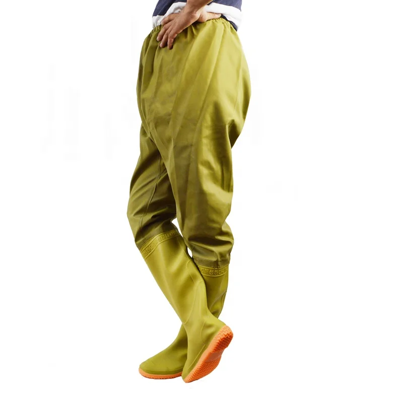 Мужские высокие сапоги из ПВХ, оптовая продажа, Китай, высококачественные дышащие водонепроницаемые сапоги для рыбалки