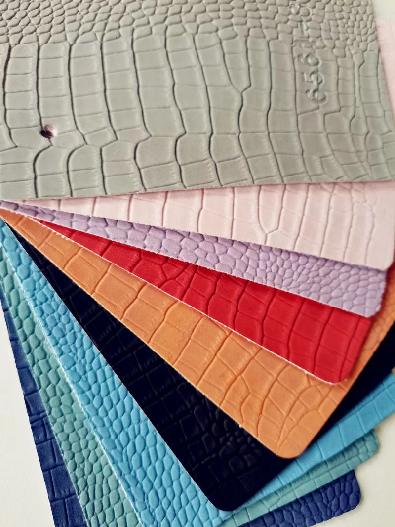 High quality synthetic leather crocodile pattern for gift box bags and shoes