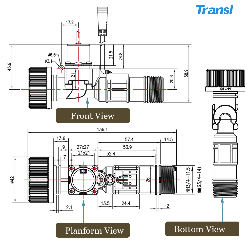 Smart bistable Flow sensor solenoid valve dc 3v 6v irrigation latching plastic water pulse adjustable flow dc 12v solenoid valve