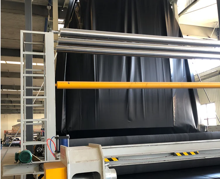 0.75 0.5mm plastic poly fish high density polypropylene commercial small  Geo Membran Pe Liner Dam Liner Sewage Landscape