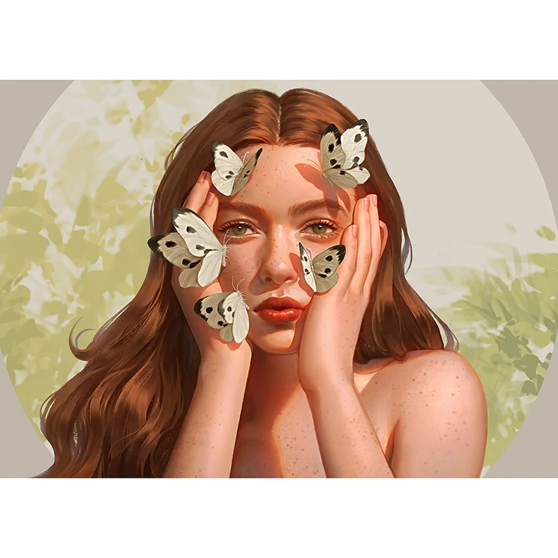 most popular cartoon anime characters handmade DIY painting by numbers for kids and adult